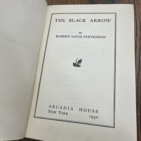 Stevenson vintage book set The Black Arrow New Arabian Nights 1950 - Picture 12 of 16